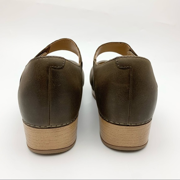 Dansko | Shoes | Dansko Beatrice Mary Jane Clog Brown Leather Size Eu 4 | Poshmark
